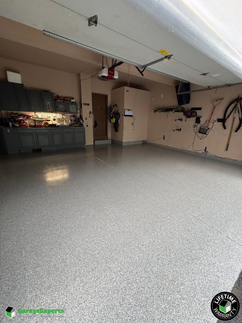 Residential Garage Epoxy Flooring in Geneva, Il