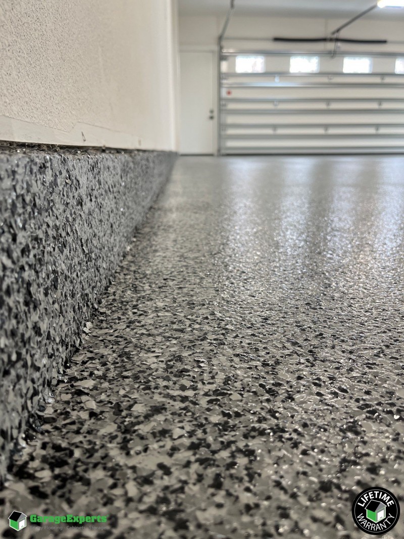 Residential Garage Epoxy Flooring in Anchorage, Ak Image