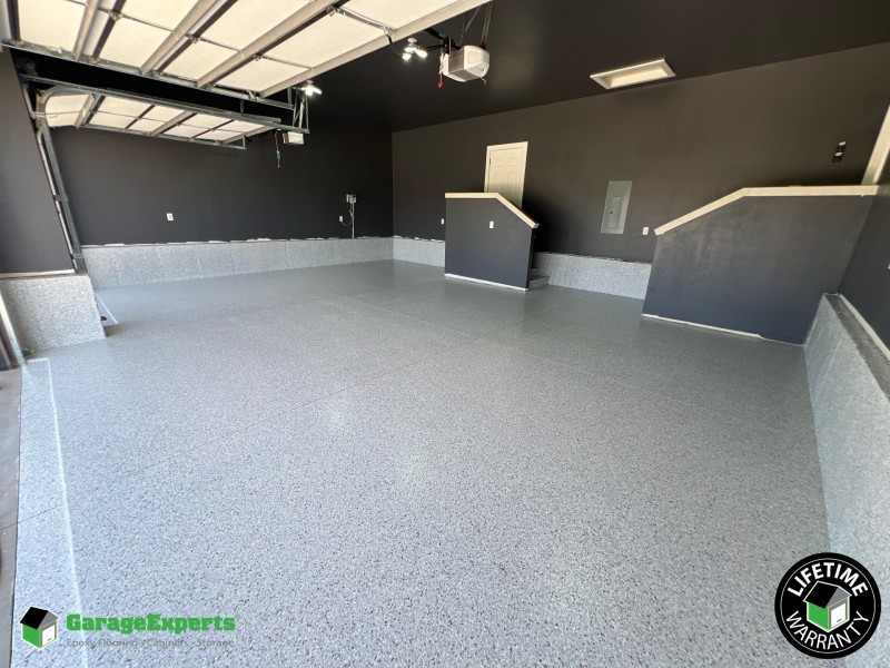 Residential Garage Epoxy Flooring in Mulvane, Ks