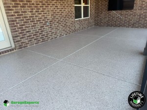 Residential Patio Epoxy Flooring in Meridianville, Al