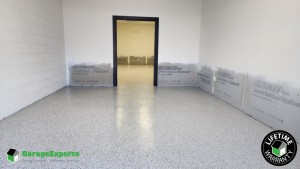 Commercial Garage Front Epoxy Flooring in Dunn Loring, Va