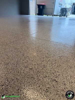 Residential 2 Car Garage Epoxy Flooring in Evansville, In