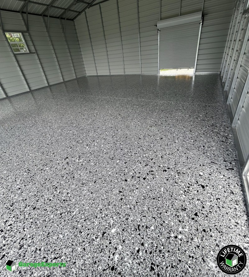 Residential Custom Blend Polyaspartic And Epoxy Flooring in Jupiter Farms, Fl Image