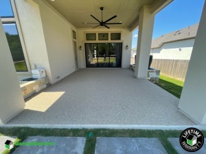 Residential Patio Epoxy Flooring in Austin, Texas