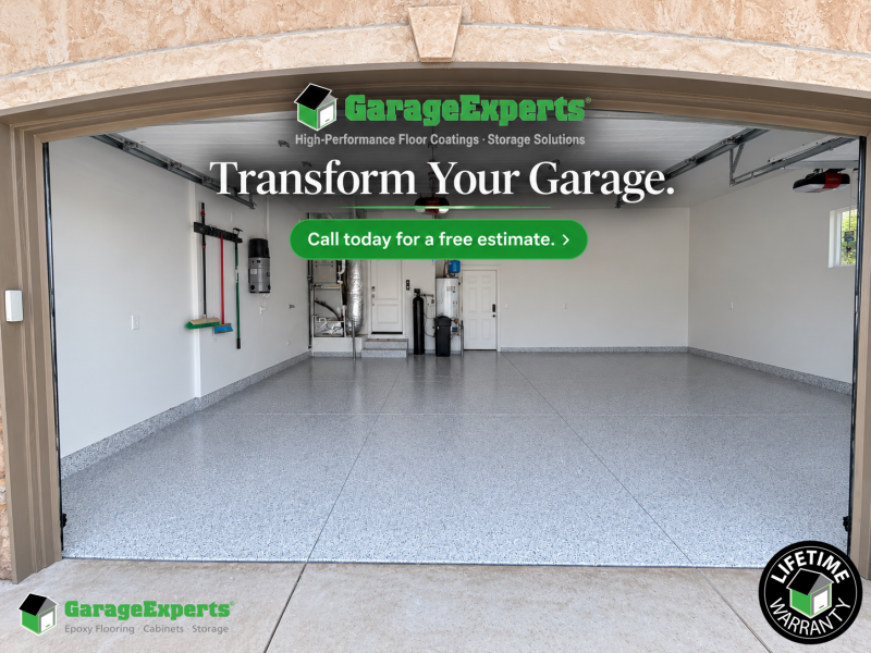 Residential Garage Epoxy Flooring in Eagle, Idaho