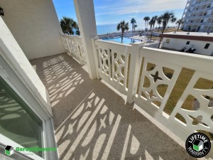 Residential Balcony Epoxy Flooring in Okaloosa Island, Florida