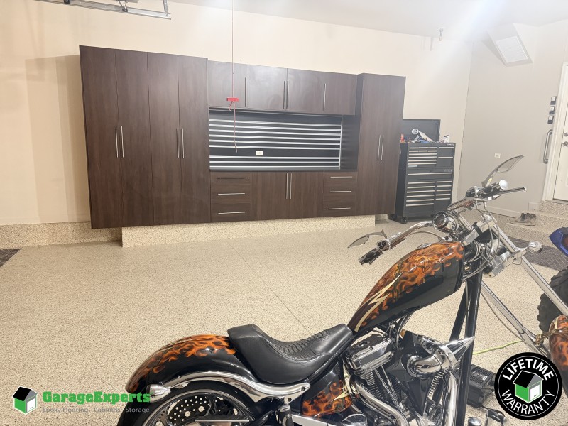 Residential Garage Cabinet Storage Solution in Hampshire, Il