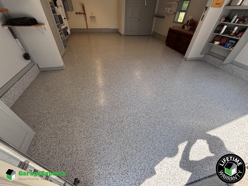 Residential Garage Epoxy Flooring in Westville, In
