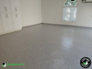Residential Garage Epoxy Flooring in Sandestin Miramar Beach, Florida
