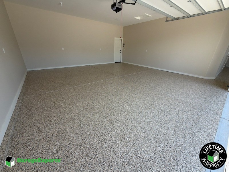 Residential Garage Epoxy Flooring in Maize, Ks