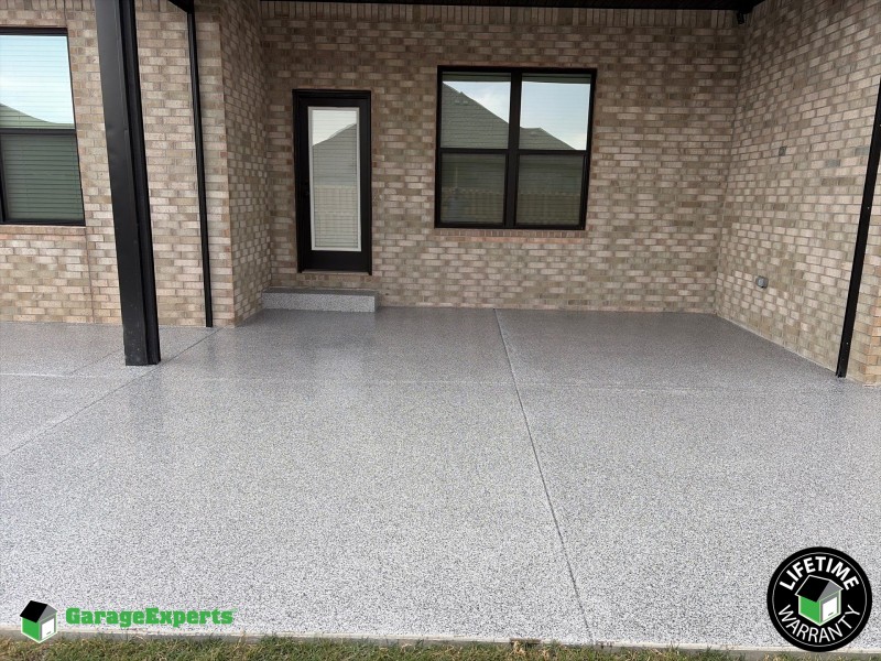 Residential Patio Epoxy Flooring in Farmington, Ar Image