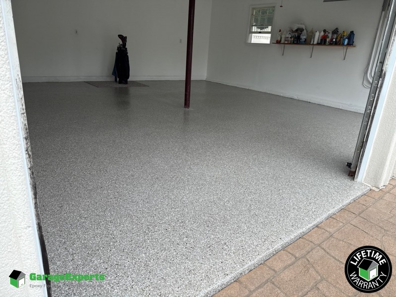 Residential Garage Epoxy Flooring in Wayne, New Jersey Image