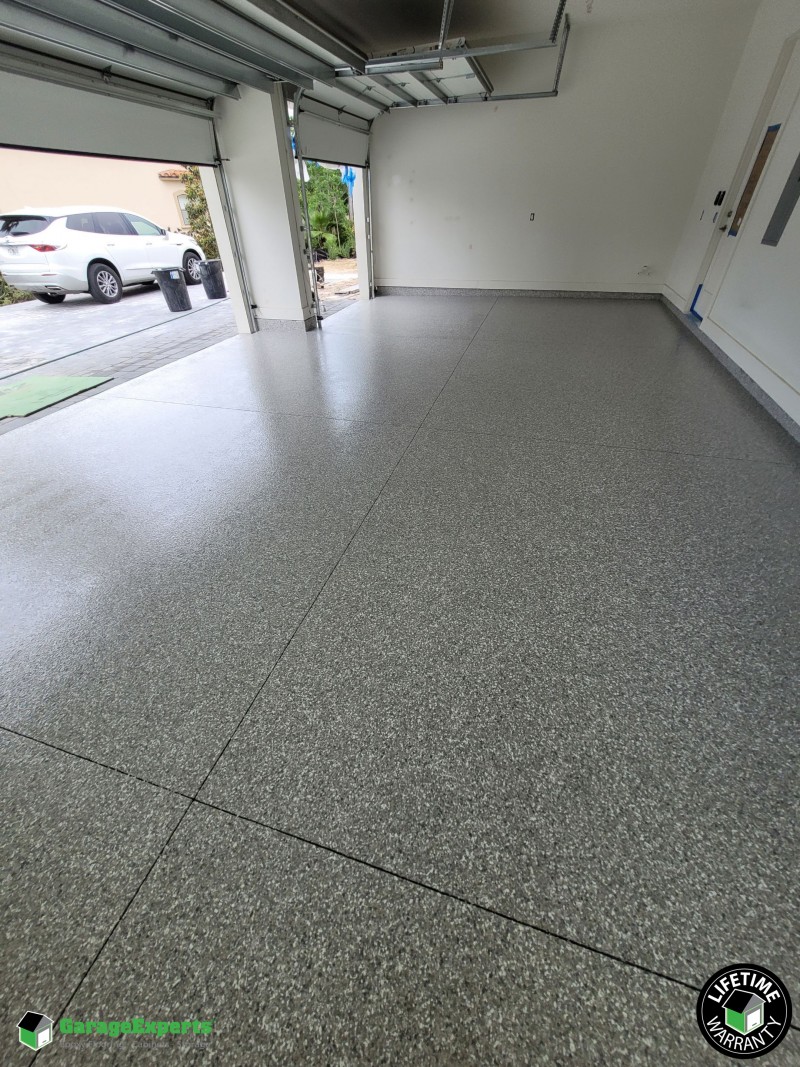 Residential Garage Epoxy Flooring in Sandestin Miramar Beach, Florida Image