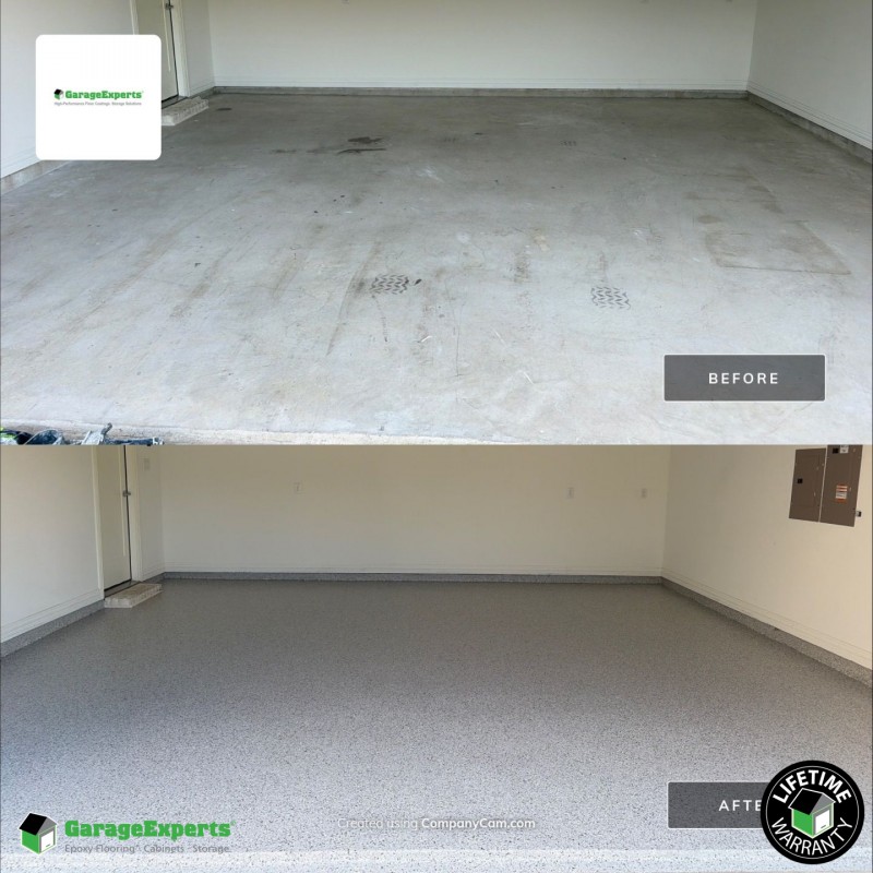 Residential Garage Epoxy Flooring in Prosper, Tx