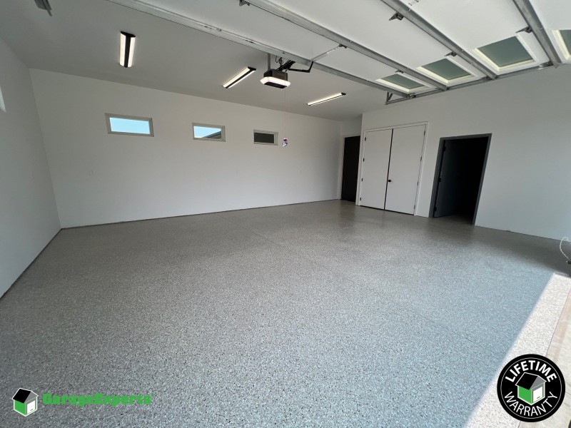 Residential Garage Epoxy Flooring in Maize, Ks