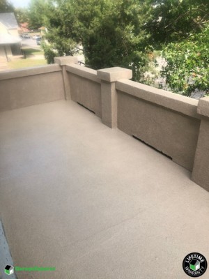 Residential Patio Epoxy Flooring in Wood River, Il