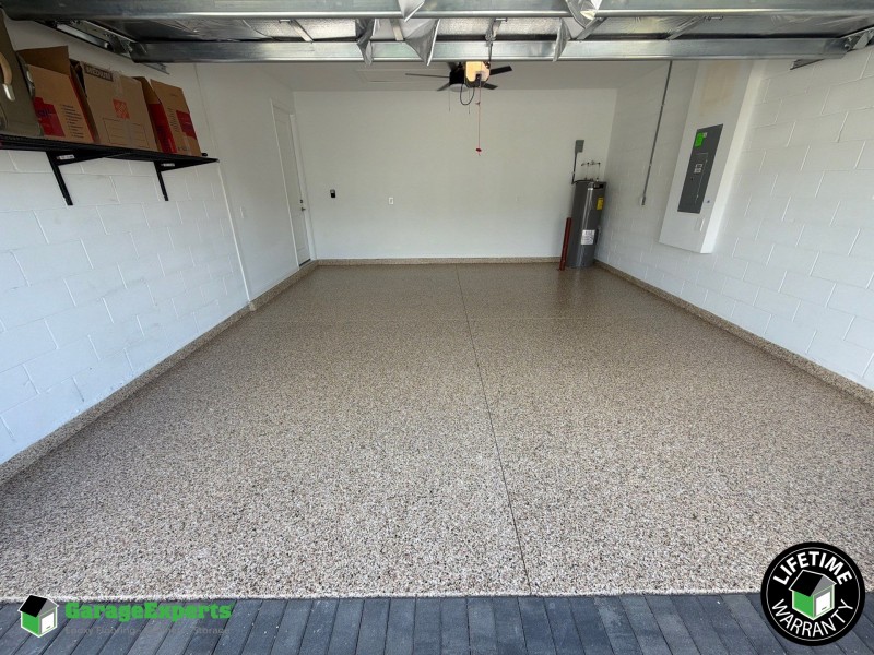 Residential Garage Epoxy Flooring in Palm Bay, Fl