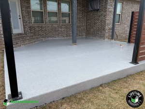 Residential Patio Epoxy Flooring in Rogers, Ar