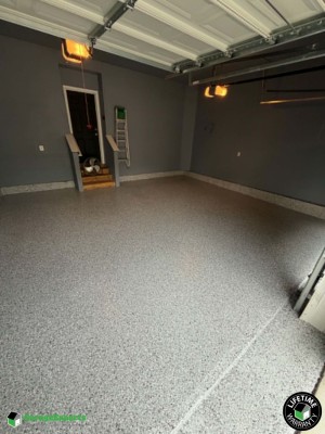 Residential Garage Epoxy Flooring in Springdale, Md