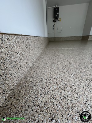 Residential Garage Epoxy Flooring in Toano, Virginia