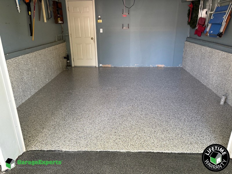 Residential Garage Epoxy Flooring in New Providence, New Jersey Image