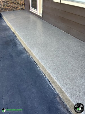 Residential Porch Epoxy Flooring in Batavia, Il