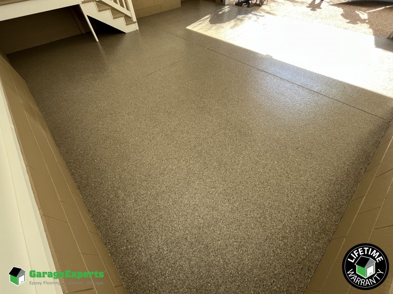 Residential Garage Epoxy Flooring in Williamsburg, Virginia