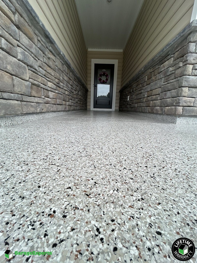 Residential Front Porch Epoxy Flooring in Summerville, Sc Image