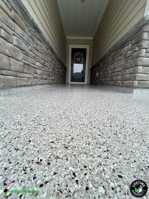 Residential Front Porch Epoxy Flooring in Summerville, Sc