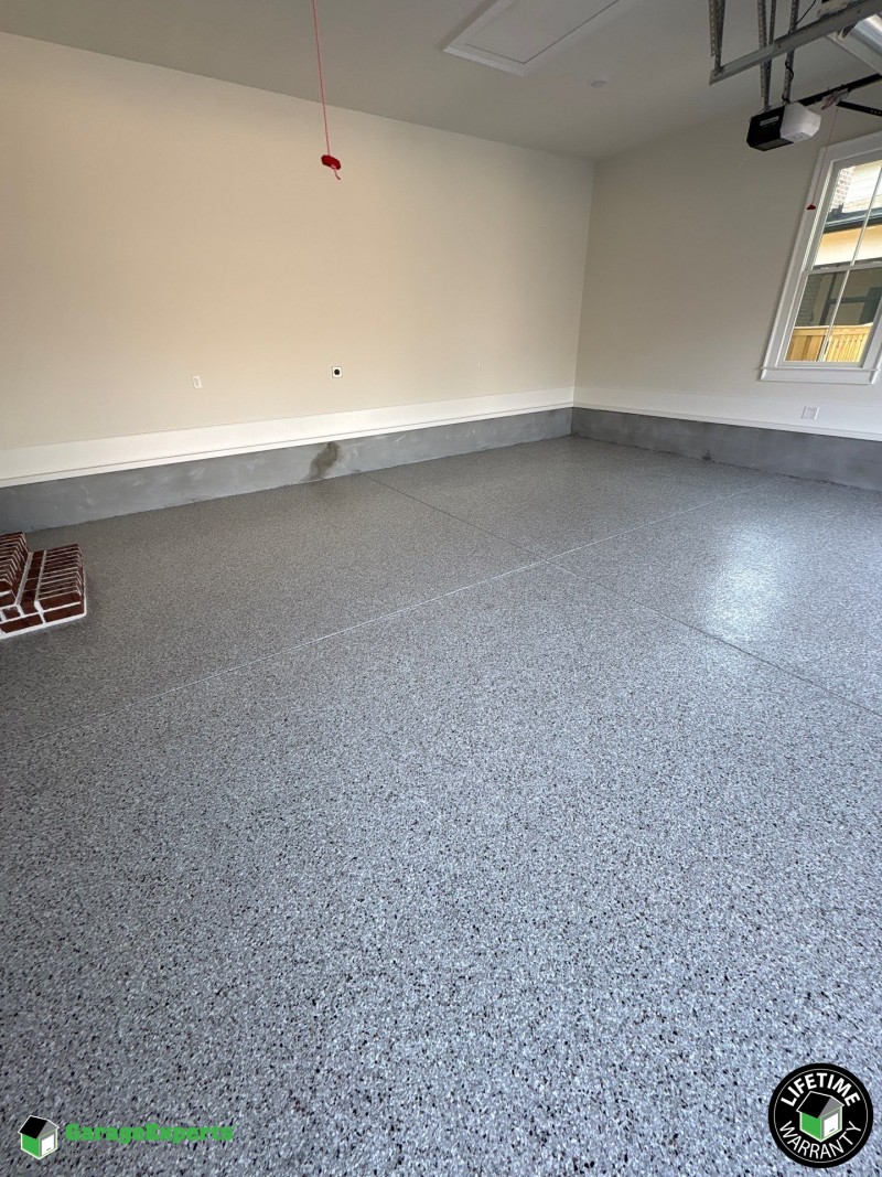 Residential Garage Epoxy Flooring in Evans, Georgia Image