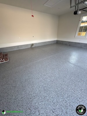Residential Garage Epoxy Flooring in Evans, Georgia