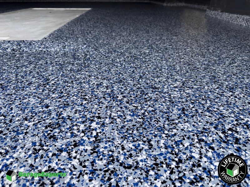 Residential Garage Epoxy Flooring in Harvest, Al