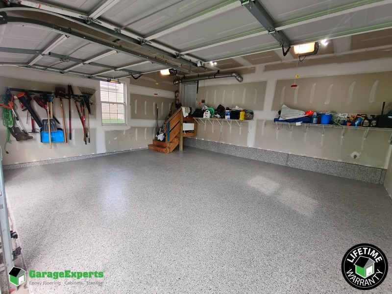 Residential Garage Epoxy Flooring in Montgomery County, Pa Image