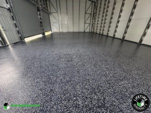 Residential Air Plane Hangar Epoxy Flooring in Sugar Grove, Il