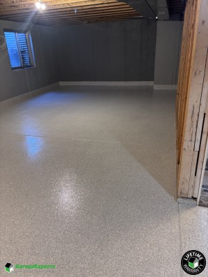 Residential Basement Epoxy Flooring in Loveland, Co
