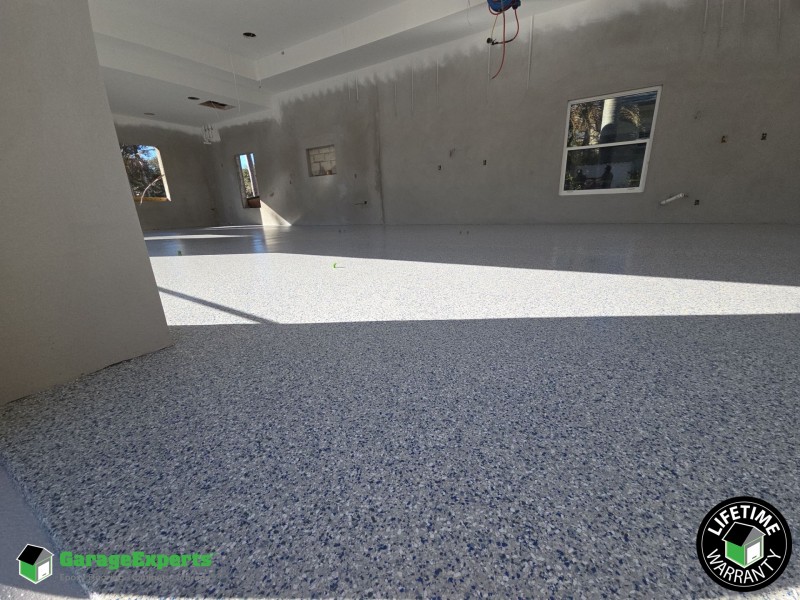 Residential Garage Epoxy Flooring in Satellite Beach, Fl Image