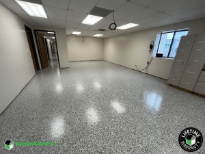 Commercial Office Building Epoxy Flooring in Wichita, Ks