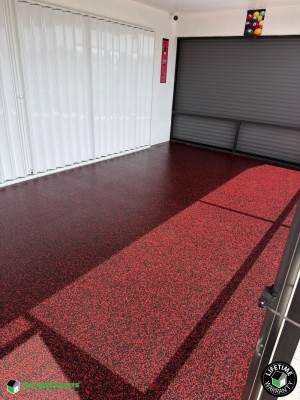 Residential Garage Epoxy Flooring in Rockledge, Fl