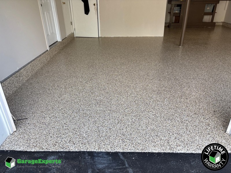 Residential Garage Epoxy Flooring in Parsippany Troy Hills, Nj