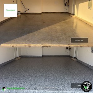 Residential Garage Epoxy Flooring in Celina, Tx