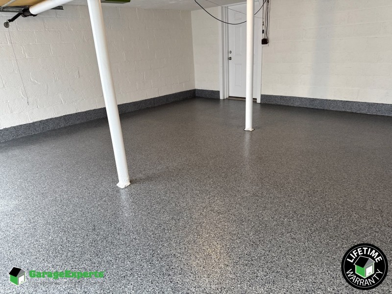 Residential Garage Epoxy Flooring in North Caldwell, New Jersey Image