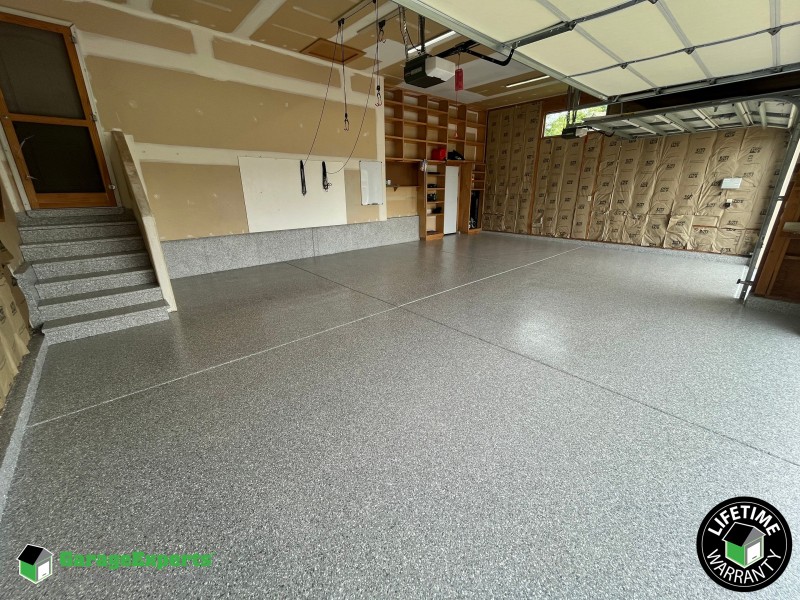 Residential Garage Epoxy Flooring in Wichita, Kansas Image