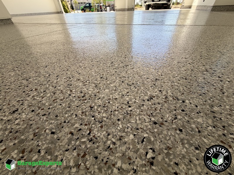 Residential Garage Epoxy Flooring in Parma, Idaho Image