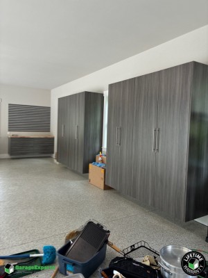 Residential Garage Cabinet Storage Solution in Bluffton, South Carolina