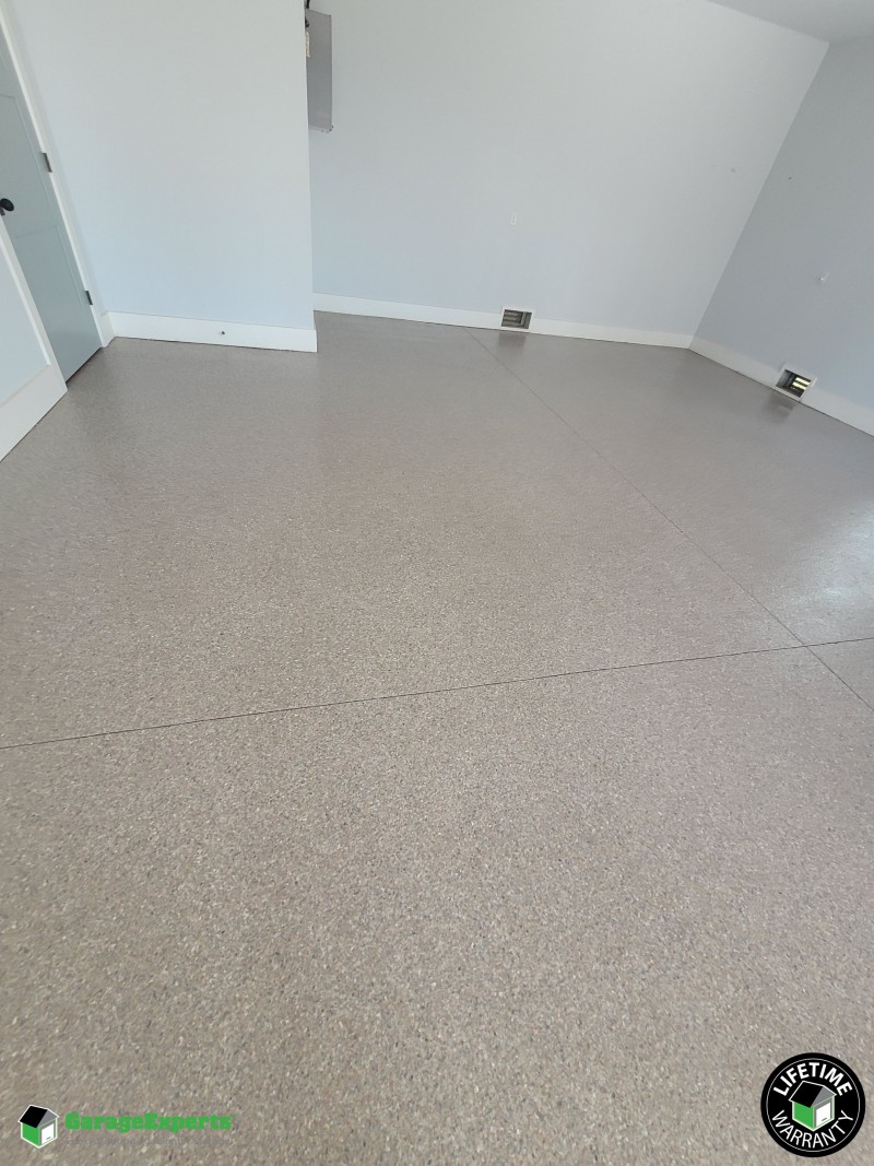 Residential Garage Epoxy Flooring in Panama City Beach, Florida