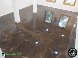 Residential Basement Epoxy Flooring in Dublin, Ohio