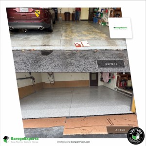 Residential Garage Epoxy Flooring in New Haven, In