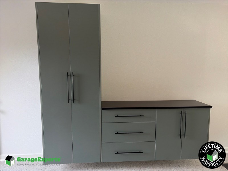 Residential Garage Cabinet Storage Solution in Fayetteville, Ar