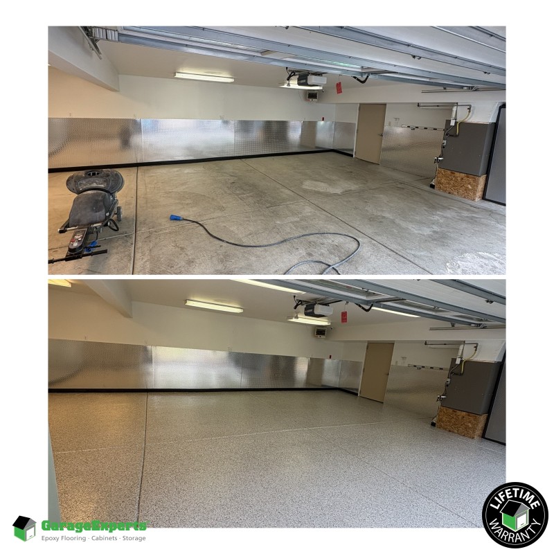 Residential Garage Epoxy Flooring in Heber City, Utah