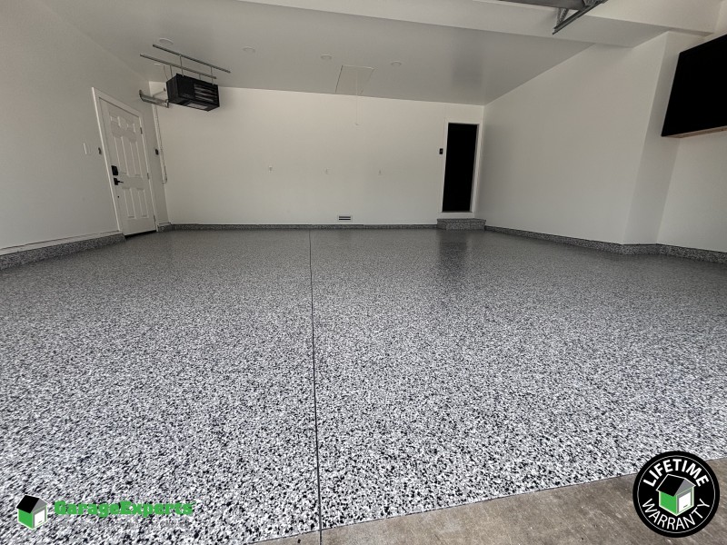 Residential Garage Epoxy Flooring in Crown Point, In
